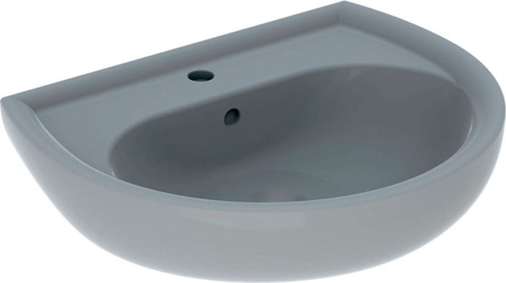 Geberit Waschtisch RENOVA mit Hahnloch, mit Überlauf 600 x Produktbild 