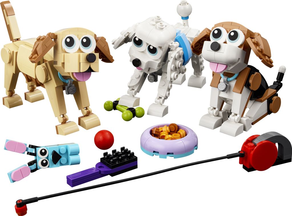 LEGO Creator 3 en 1 Chiens Adorables - 31137 Image du produit 