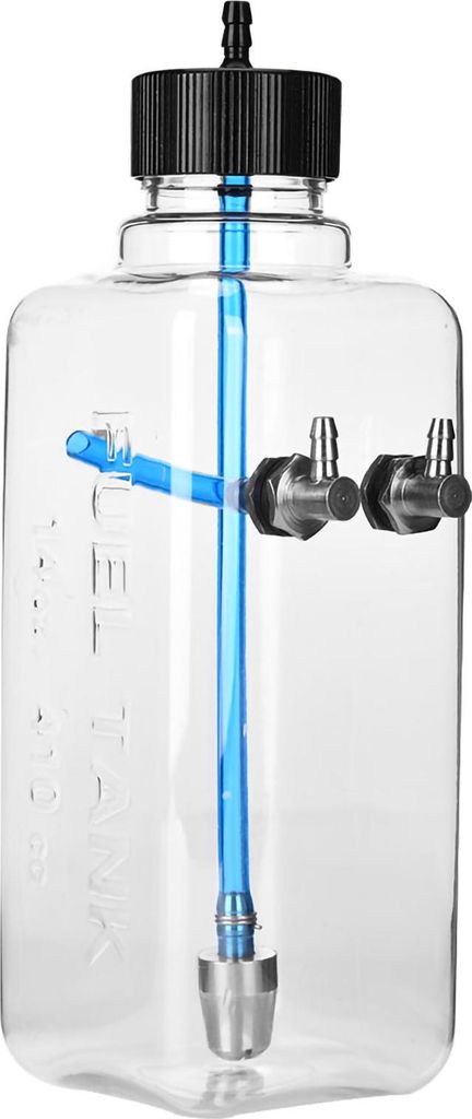 Ferngesteuertes Modellzubehör, transparenter Kraftstofftank, 410 ml (für 30–40 cc RC-Flugzeug)