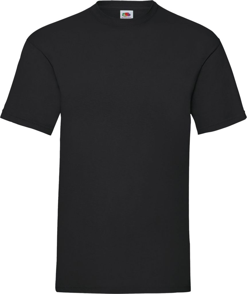 Fruit Of The Loom Herren Kurzarm T-Shirt BC330 (4XL) (Schwarz)