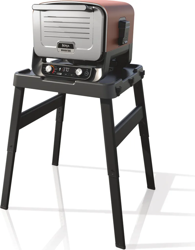 Support Ninja Woodfire : finissez-en avec le mal de dos en cuisinant !