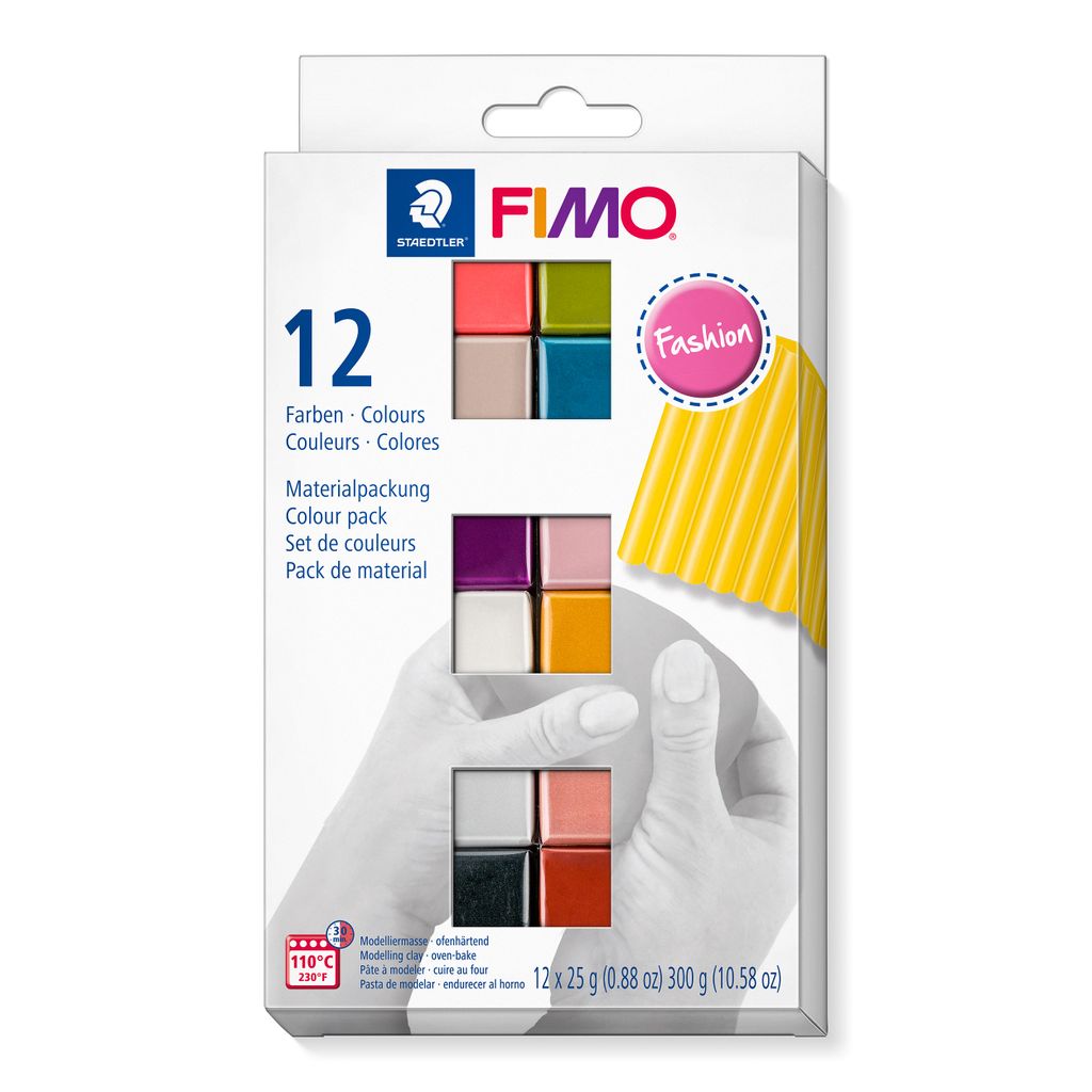 FIMO SOFT Modelliermasse-Set Brilliant 12er Set 