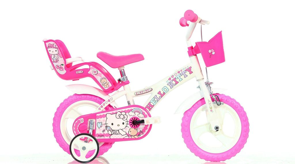 Vélo enfant HELLO KITTY 12" avec accessoires Image du produit 