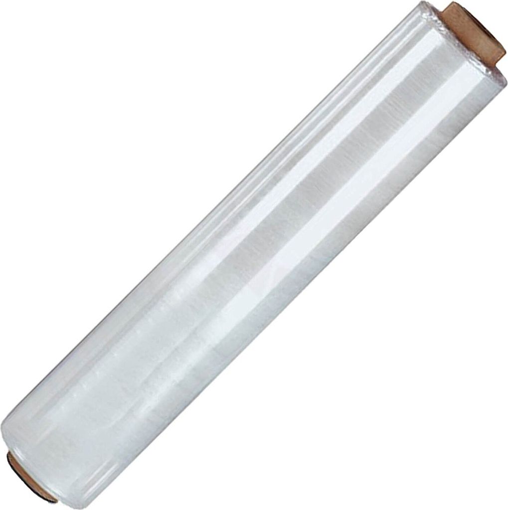 1 Rolle Stretchfolie transparent, 500mm breit und 300m lang, 17my