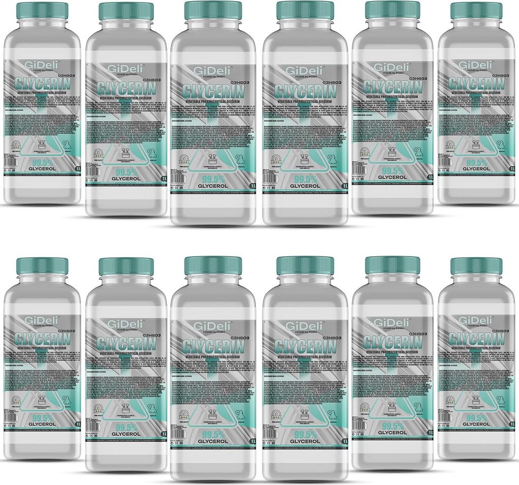 Glycerin VG 12L 99,5% Pharmaqualität E422 Kosmetik Haushalt pflanzlich GiDeli