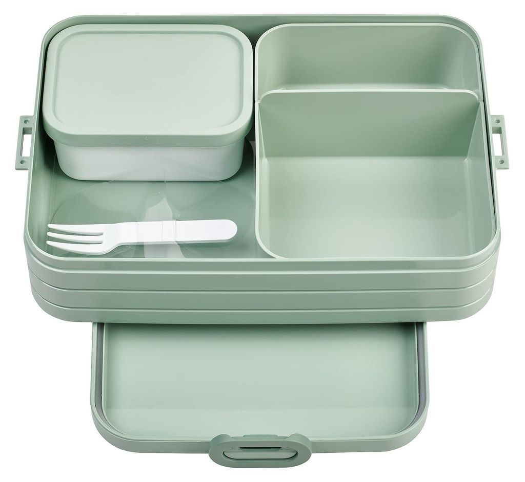 bento lunchbox take a break large - nordic sage Zdjęcie produktu 