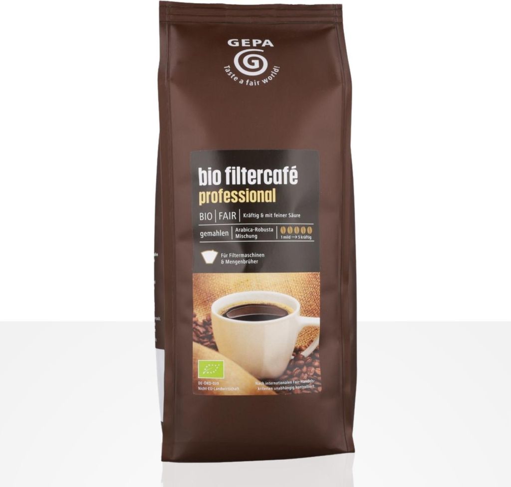 Gepa Filtercafé 500g Kaffee gemahlen