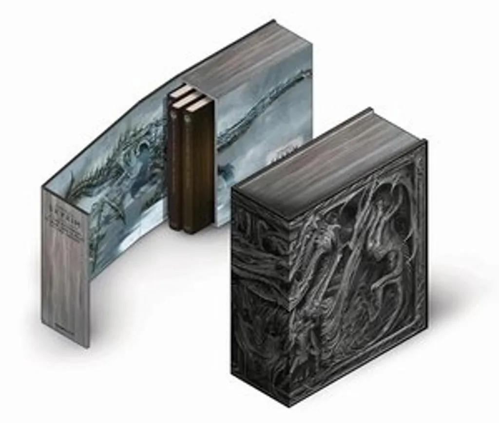 Encyclopédie The Skyrim Library - Tout le Lore du Jeu en Coffret 3 Livres