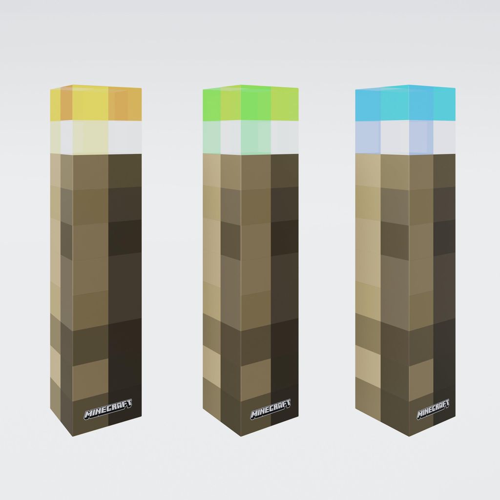 LED-Licht Fackel 'Minecraft' - Aufladbarer Akku - 4 Produktbild 