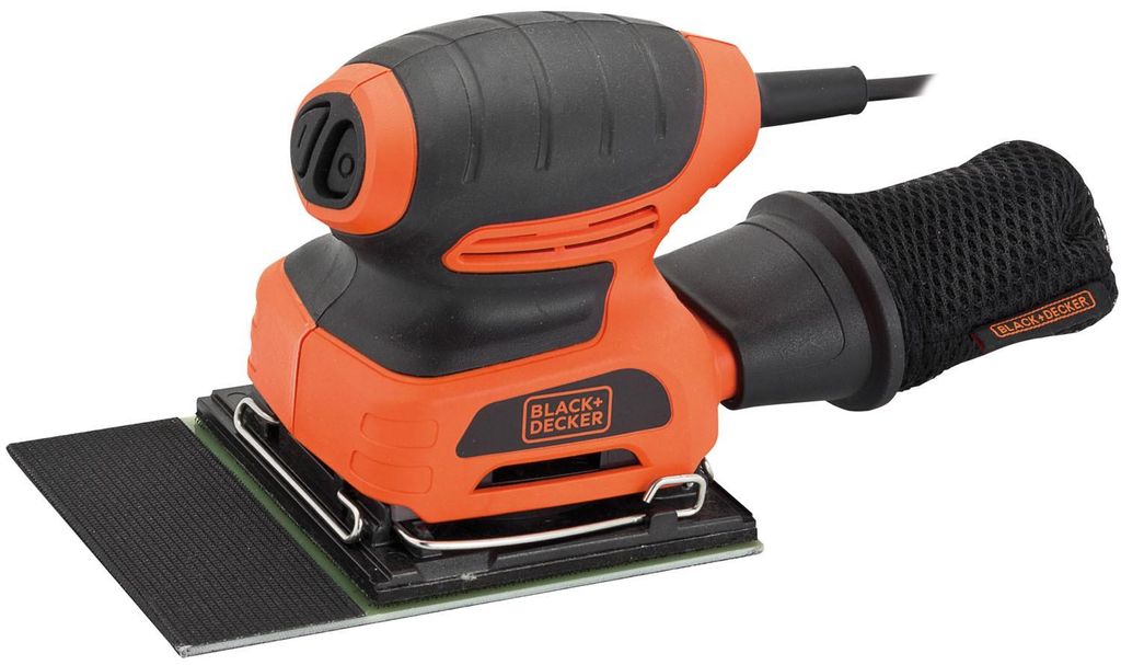 Black & Decker KA401LA Schwingschleifer 14000 RPM Schwarz, Orange