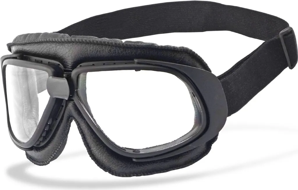Lunettes de moto SR-1 Helly Bikereyes noires pour casques jet et bol