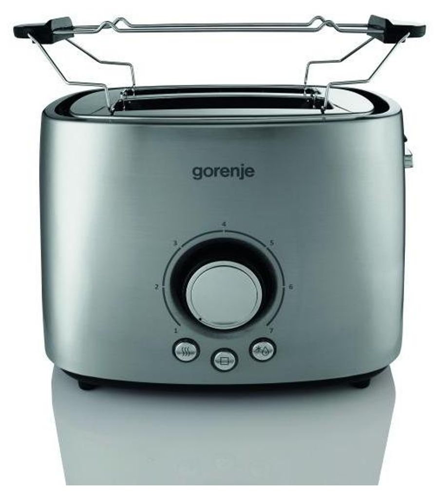 Gorenje T1000E Toaster, 2 Scheibe(n), Edelstahl, Produktbild 