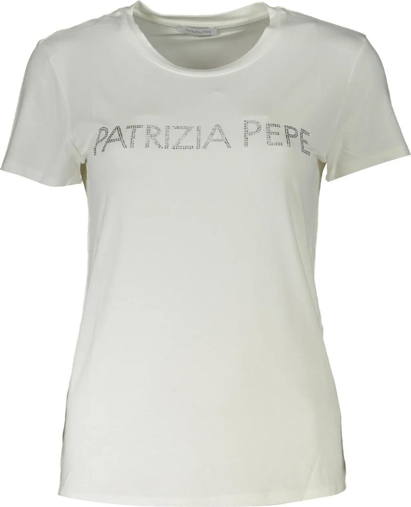 Patrizia Pepe Damen T-SHIRT Weiß CM1419J013_BIW146 : Größe - XS Größe: XS