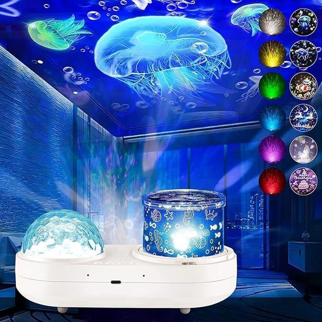 Sternenhimmel-Projektor für Kinder, 2-in-1 LED Nachtlampe, Produktbild 1