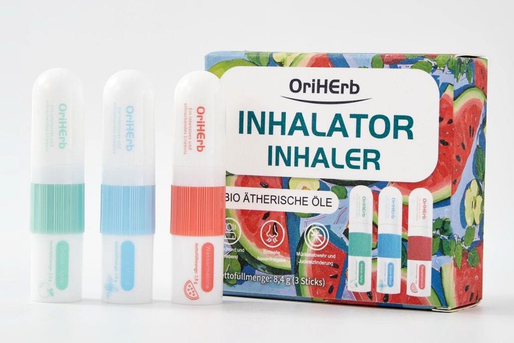 OriHerb INHALER Duo - Inhalateur nasal aromathérapeutique, Image du produit 