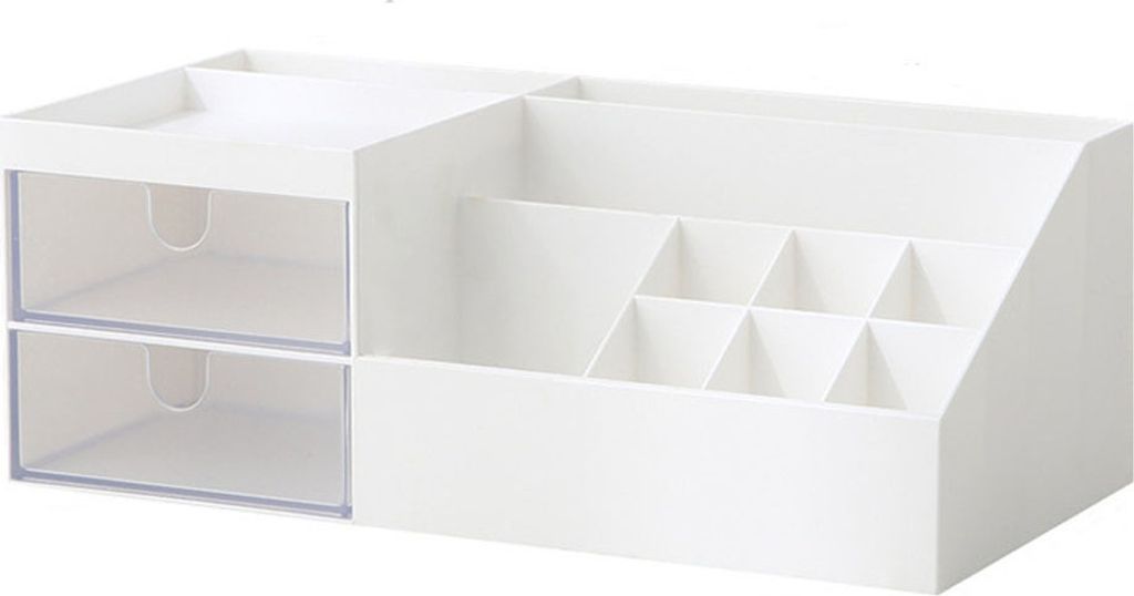 Makeup Organiser with Drawers – Weiß, für Dresser, Schlafzimmer, Badezimmer