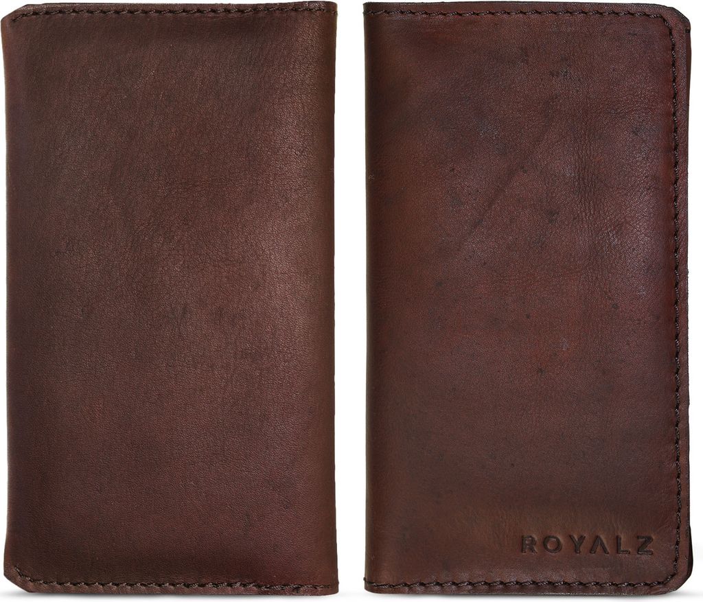 ROYALZ Ledertasche für LG K4 2017 Dual Sim Lederhülle Hülle Tasche Schutztasche Schutzhülle Cover Etui Sleeve Leder