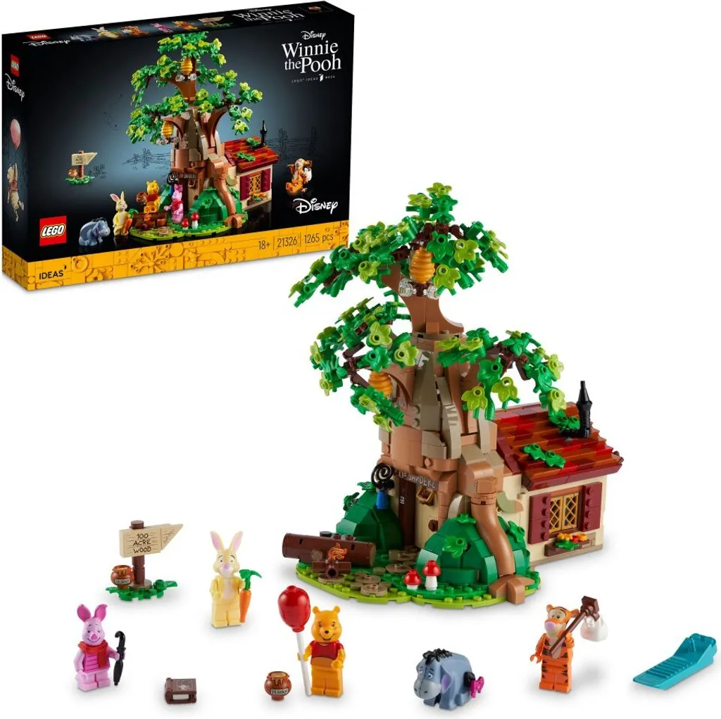 LEGO Ideas 21326 Idée Cadeau Adulte Winnie l'Ourson Déco Maison Disney