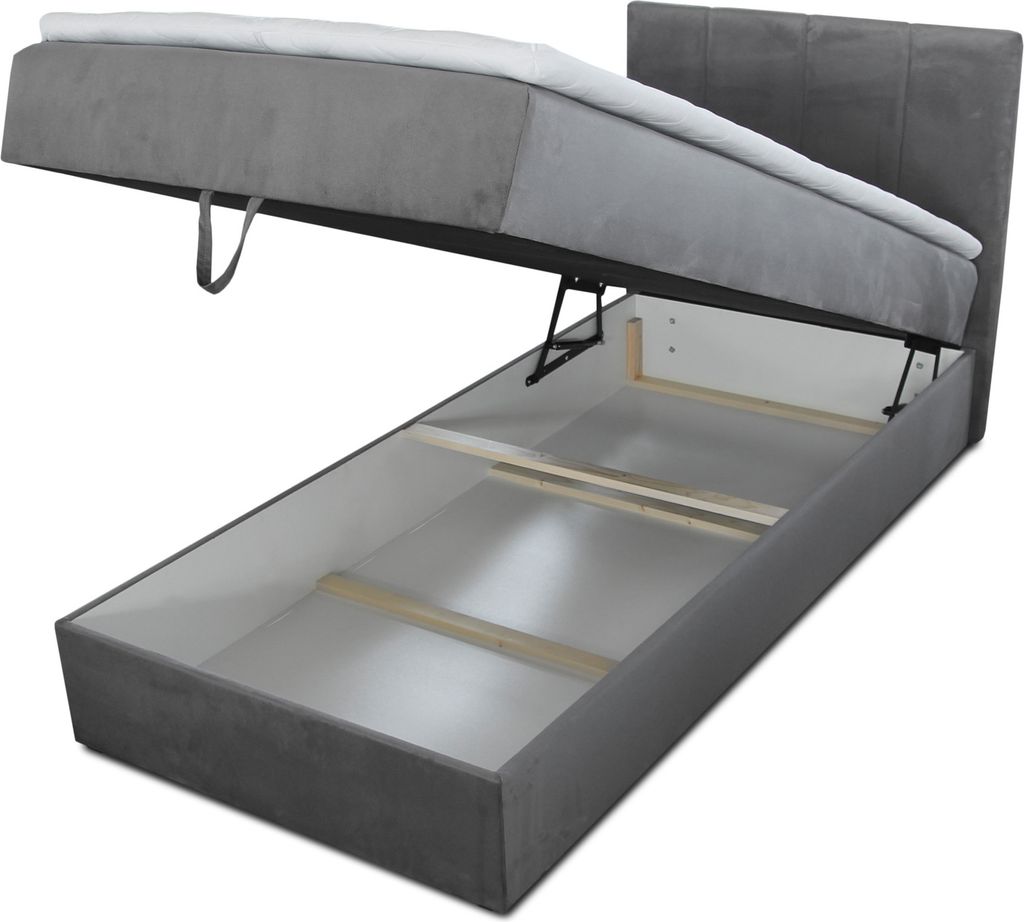 Boxspringbett Star Mini mit Bettkasten, Bonell-Matratze und Produktbild 