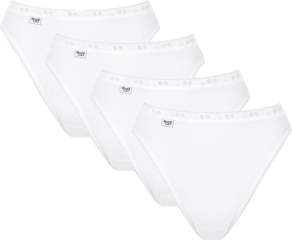 sloggi Damen Tai-Slip 4-Pack Basic+ - WHITE - Größe 46 Produktbild 