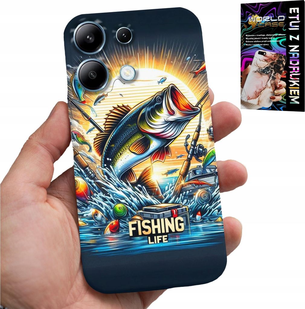 Gehäuse Für Xiaomi Note 13 Pro 4G - Anglerdesigns, Fisch, Kabeljau, Lachs