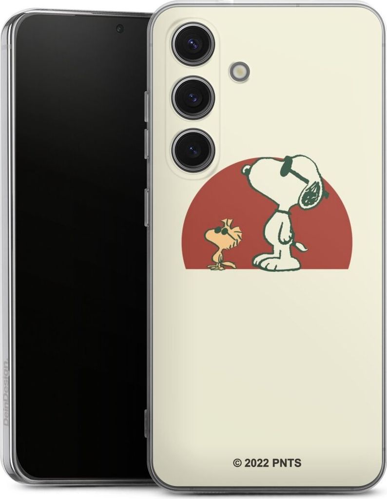 DeinDesign Handyhülle für Samsung Galaxy S25 Silikon Hülle Case Smartphone Schutzhülle Offizielles Lizenzprodukt Snoopy Kindheit