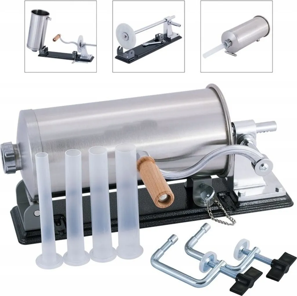 Poussoir à Saucisses Vertical Zilner 5,5kg pour Barbecue et Maison