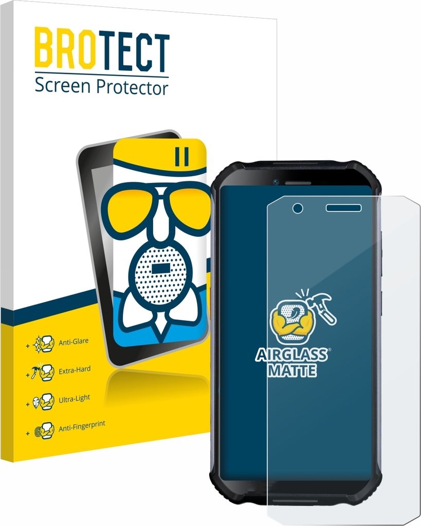 BROTECT Entspiegelungs Schutzglas für Doogee S41 Plus Schutzfolie Panzer Folie Glas Display Schutz matt