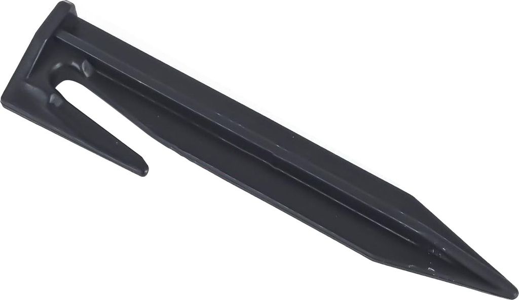 100 Stück Camping-Zeltpflock, robust, für Rasenmäher, Begrenzungsdraht, für den Außenbereich, Garten, Hof, Terrasse, Rasen, Plane, Baldachin, ...