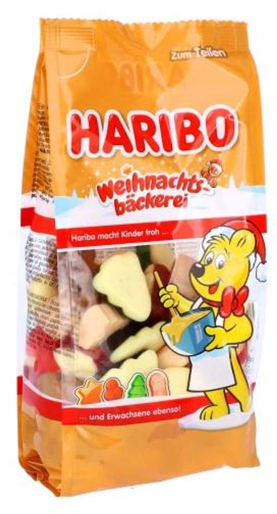 Haribo Vánoční sušenky ovocné žvýkačky s pěnovým cukrem 250 Obrázek produktu 