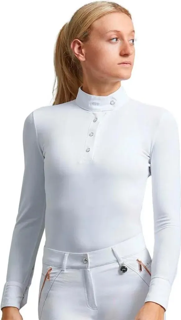 Chemise de concours blanche extensible 34 Rossini : confort et liberté totale