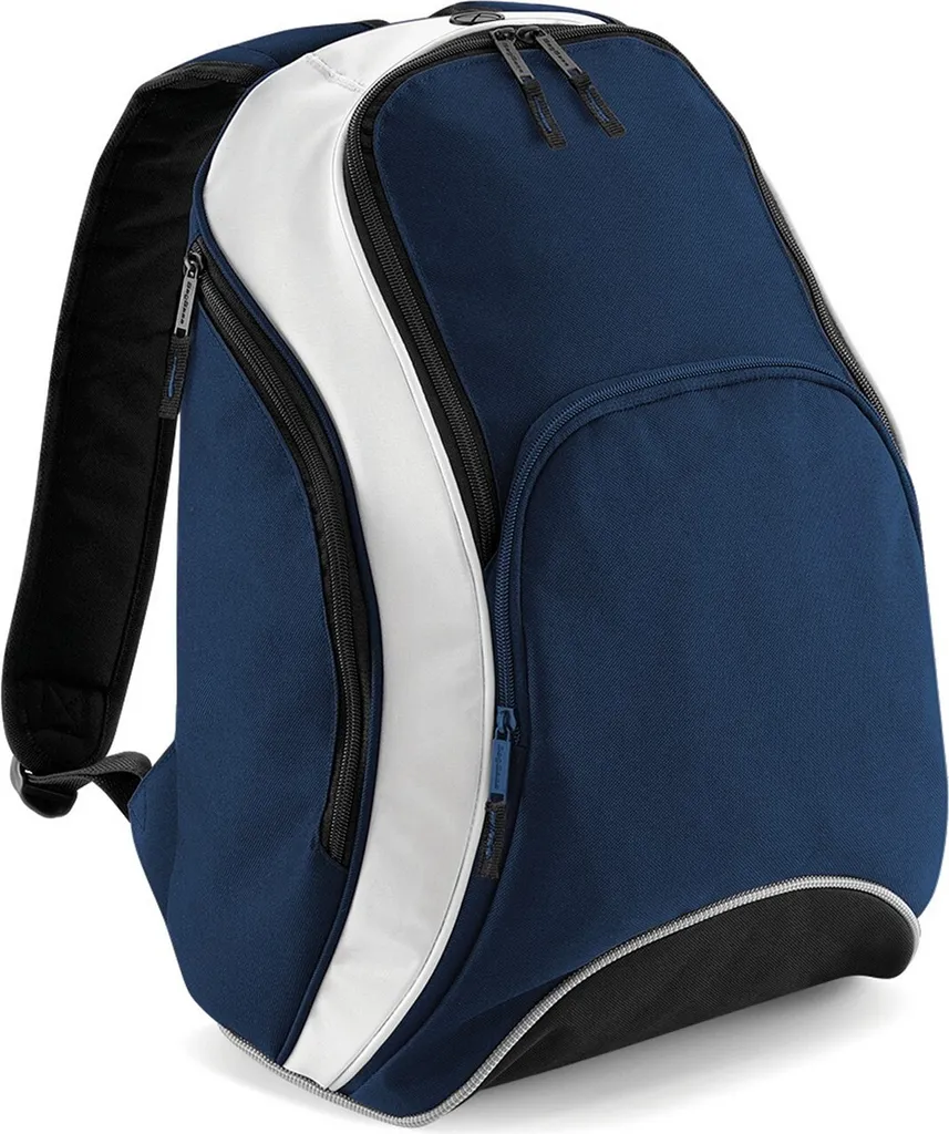 Bagbase - Zaino "Teamwear" RW9506 (taglia unica) (blu scuro/bianco)