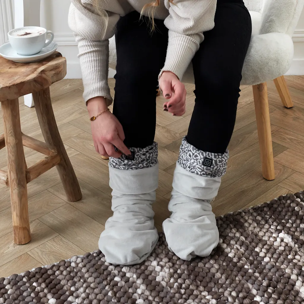 Chaussettes Chauffantes USB Anti-Froid - Solution Circulation et Pieds Gelés