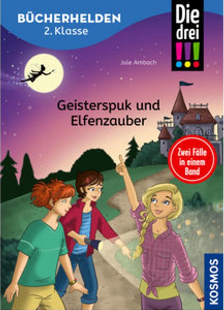 Die drei , Bücherhelden 2. Klasse, Doppelband 1, Geisterspuk und Elfenzauber
