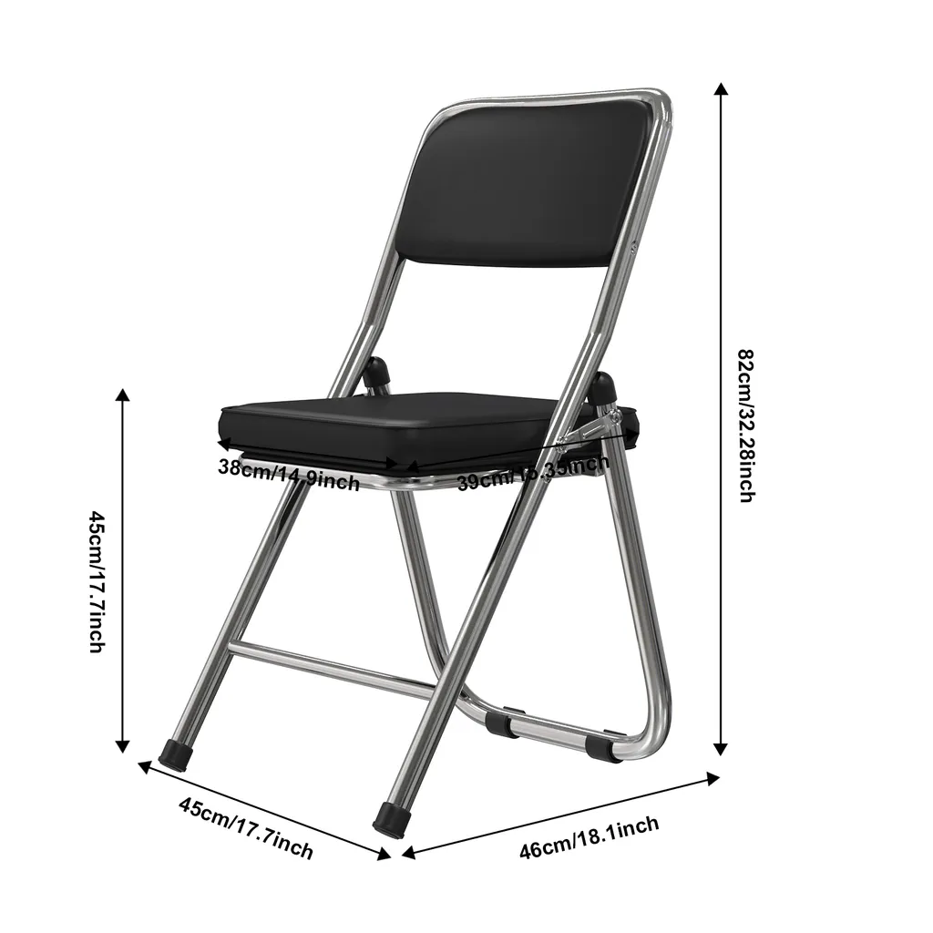 Lot de 4 chaises d'appoint pliantes pour réception et fête à domicile
