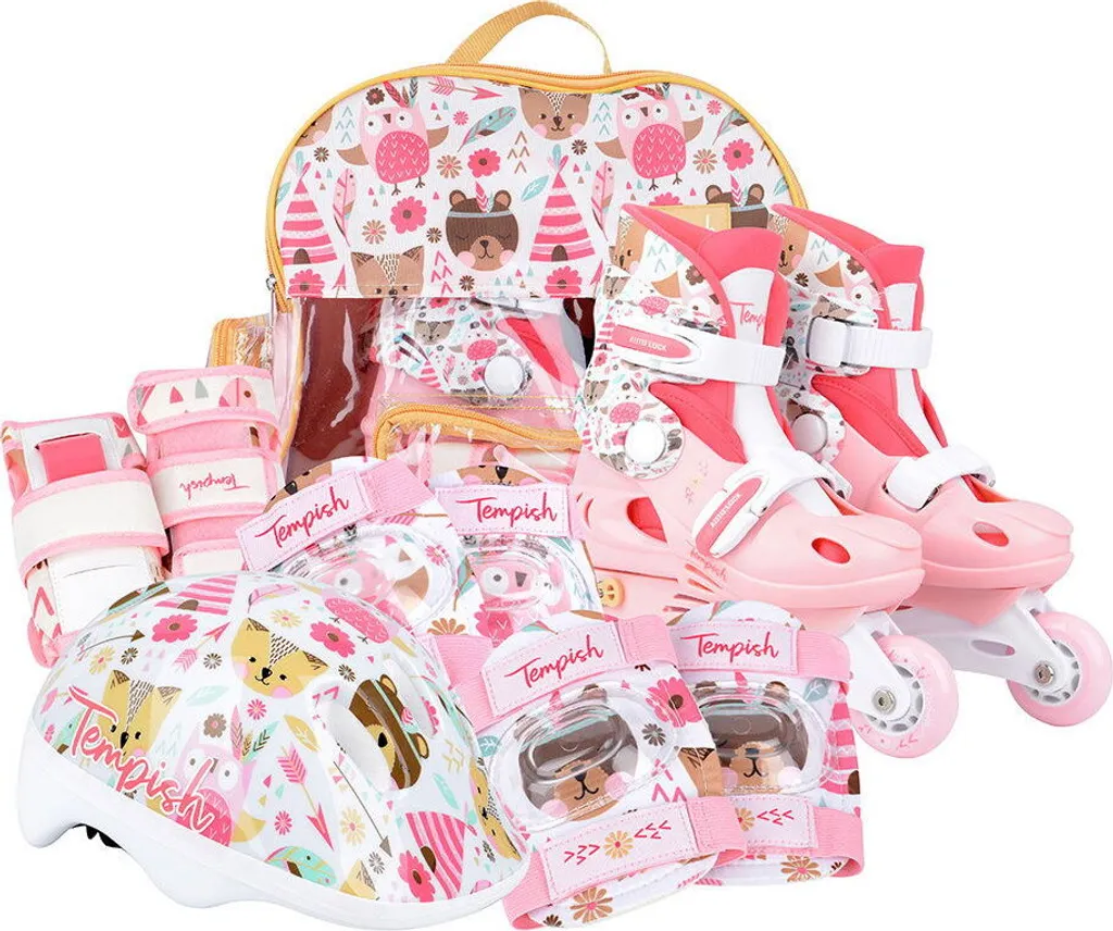 Tempish Wild Baby Skate Set Taille 30-33 avec Protections Incluses