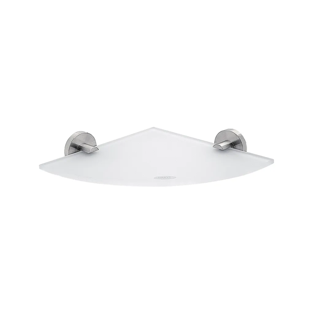Tablette murale en inox Nimco 25,5x25,5 cm anti-corrosion pour douche