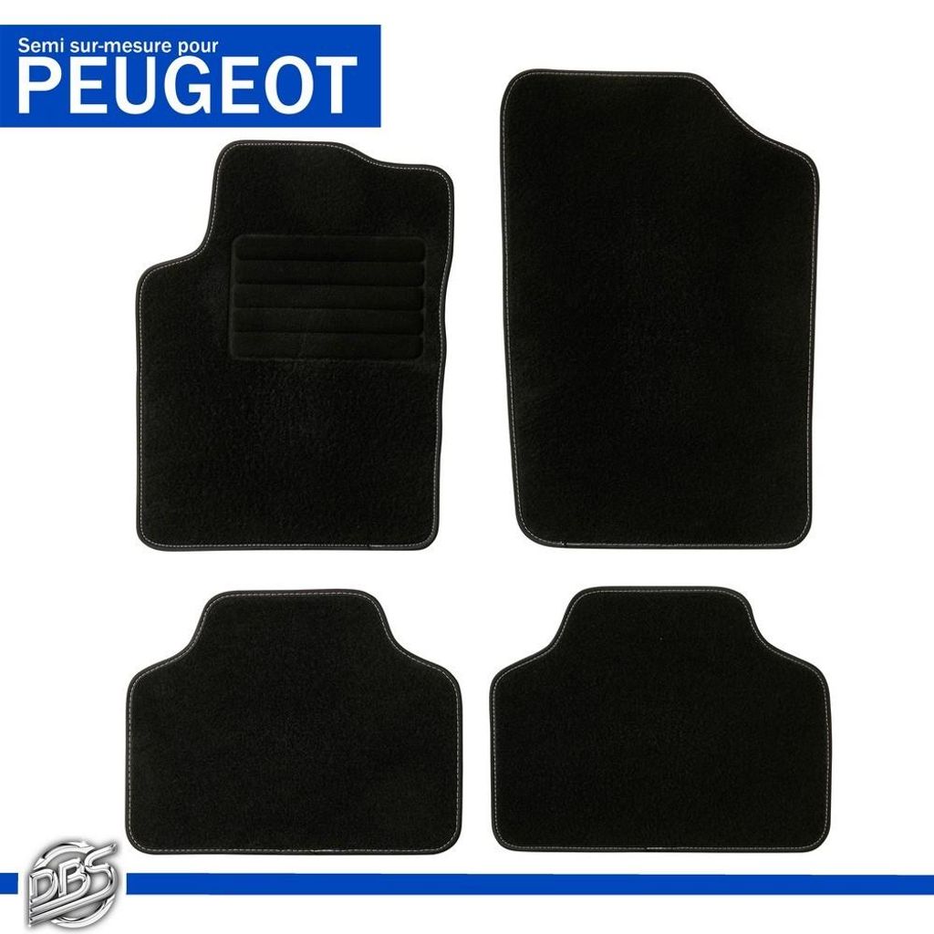 DBS Universal-Fußmatten Universal-Automatten 017800330190 Vorne und Hinten Textil für PEUGEOT