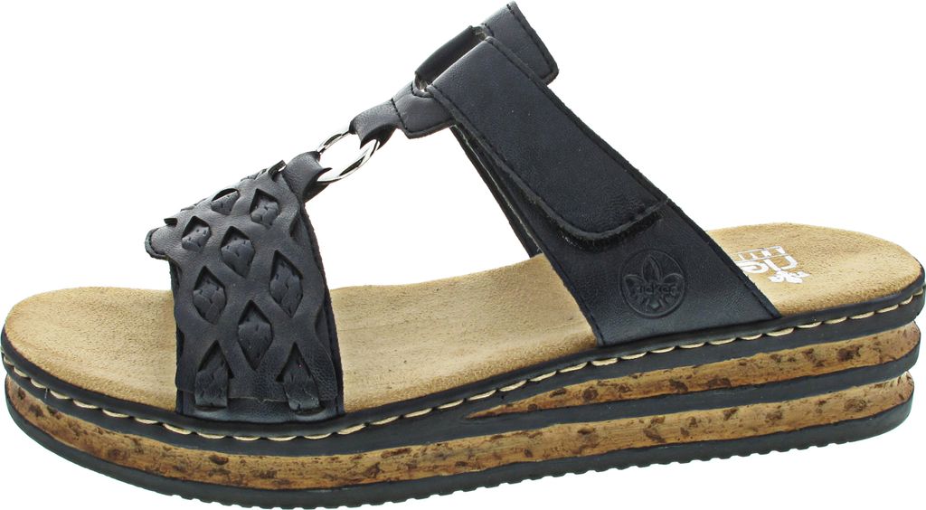 Rieker Damen Pantolette mit T-Riemen schmal geschnitten Produktbild 