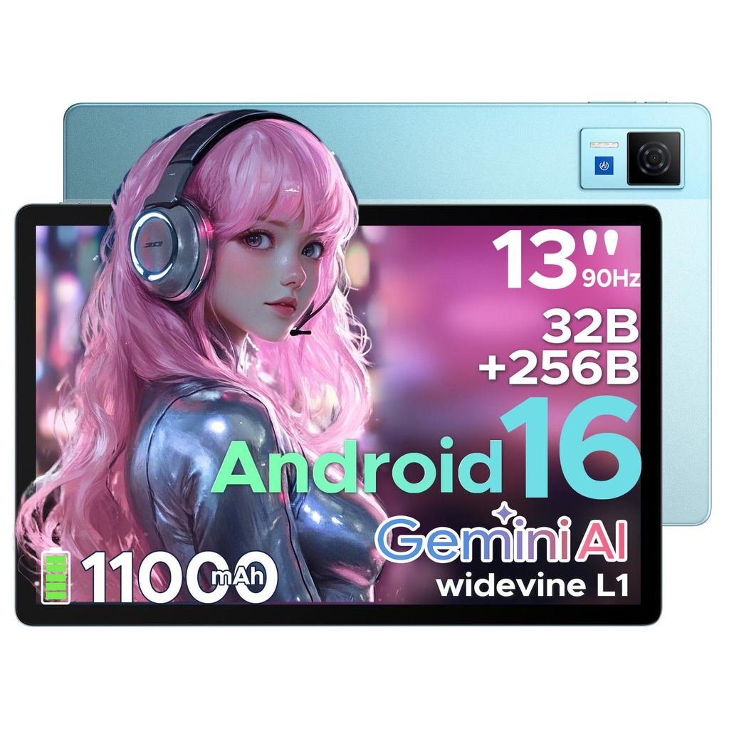 DOOGEE U13 Tablet - Android 16, 13 Zoll,32GB(6+26)GB Produktbild 