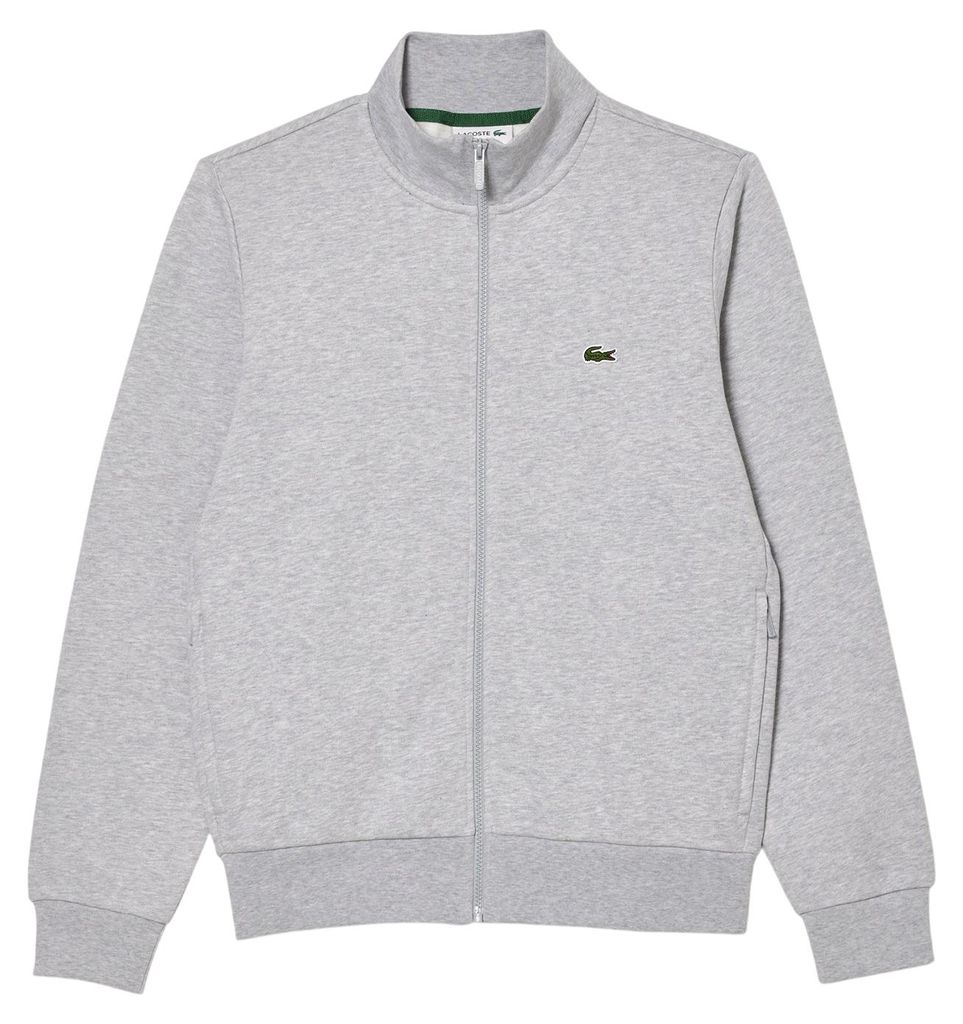 Lacoste - Sweatshirt für Herren, Durchgehender Reißverschluss GT19130 (XS) (Hellgrau)