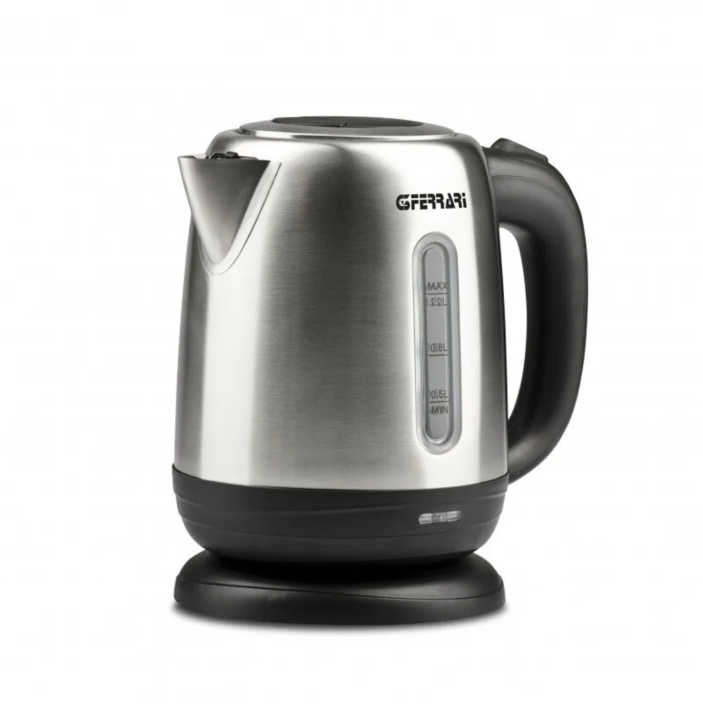 Bouilloire Design pour Thé et Café G3 Ferrari Idra 1,2L Noir Inox
