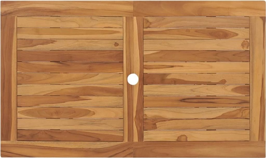 vidaXL Składany stół ogrodowy 120x70x75 cm z litego drewna Zdjęcie produktu 4