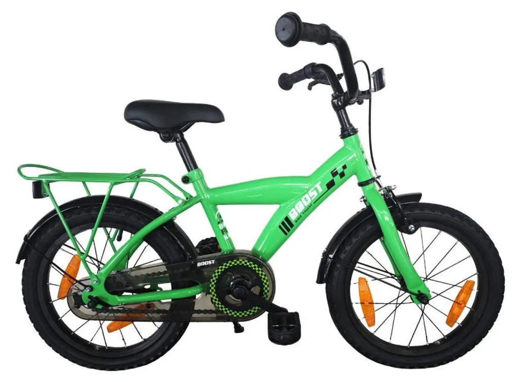 Vélo de ville enfant 16 pouces Bikefun vert pour le parc
