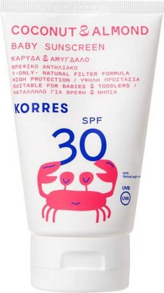 Korres Sun Care Coconut & Almond Baby Sunscreen SPF 30 (100 ml)