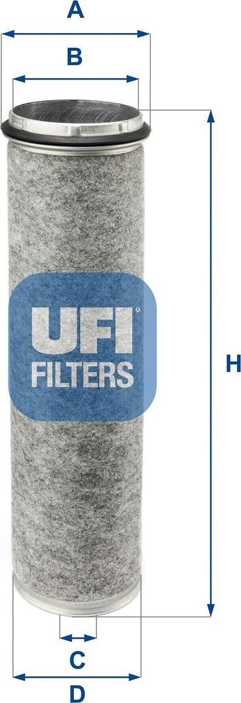 Luftfilter UFI 27.979.00 passend für MERCEDES-BENZ UNIMOG für DEUTZ-FAHR AGROSTAR für FENDT Favorit für DAF F 2100 Filtereinsatz