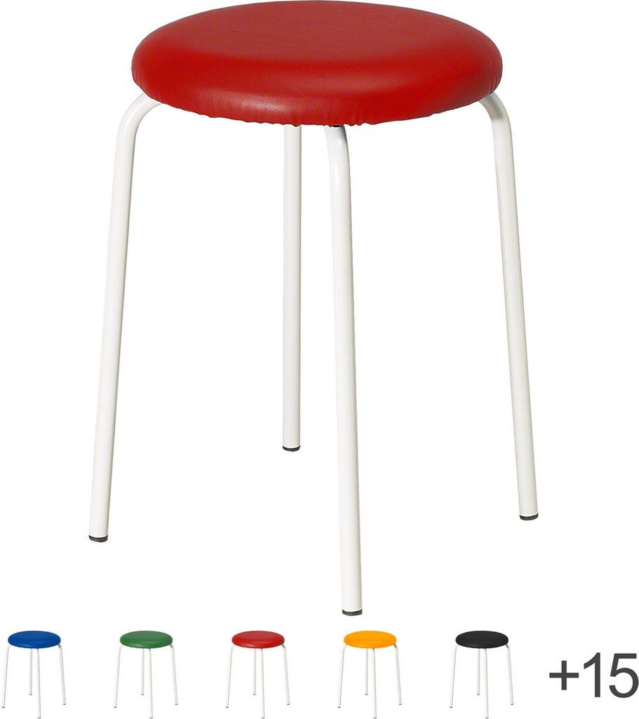 Gymnastikhocker mit Polster, Hocker, ø 38 cm