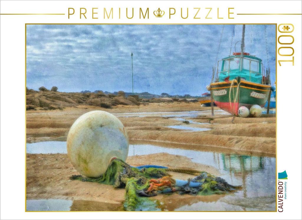 CALVENDO Puzzle Im Rhythmus der Gezeiten | 1000 Teile Lege-Größe 64x48cm Foto-Puzzle für glückliche Stunden