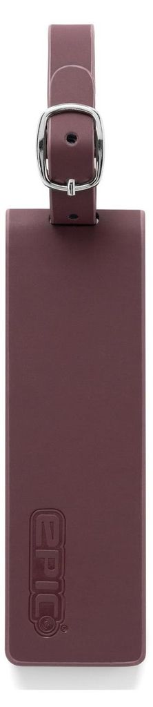 EPIC Gepäckanhänger Reisezubehör Travel Accessories 4.0 Slim Color I.D. Tag Soft Wine weinrot