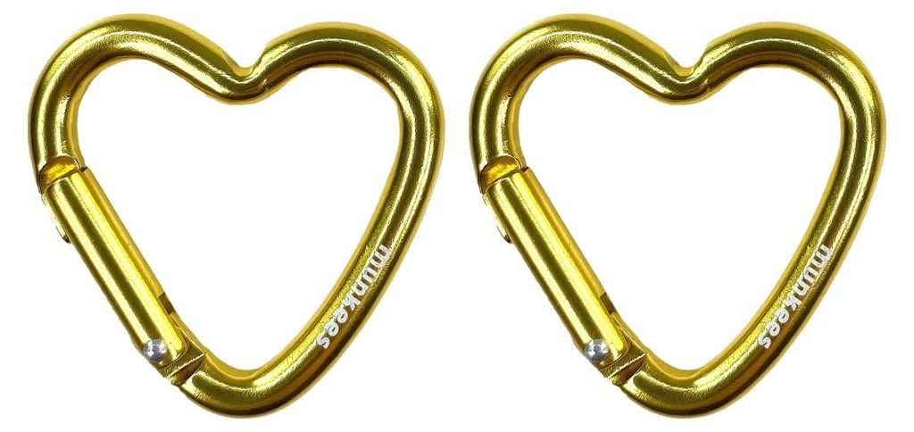 Munkees Heart Mini – 2 Stück, Gold